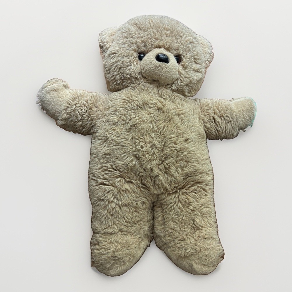 Vintage 1993 Commonwealth Toy Teddy Bear Plush 18" Gunde Holland Europe Tan